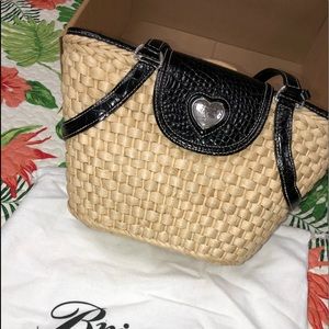 Brighton straw purse, like new